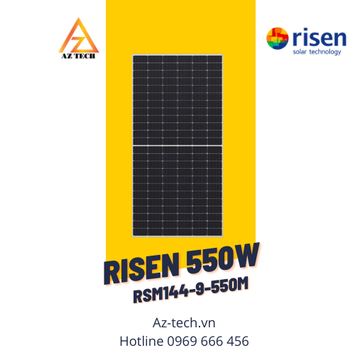 Tấm pin năng lượng mặt trời Risen 550W