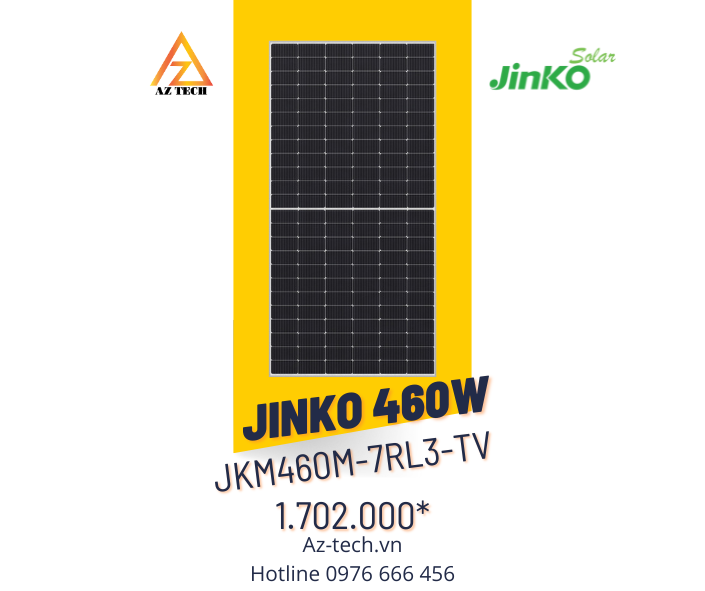 Tấm pin năng lượng mặt trời Jinko 460Wp